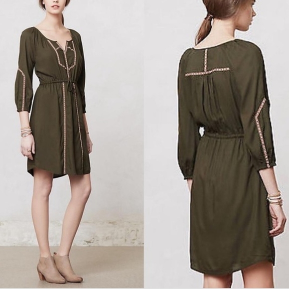 Edme & Essyllte Anthropologie Boho Dress S - Picture 2 of 5